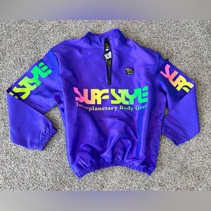 Surfstyle purple Iridescent Interplanetary Windbreaker surf style nwt M